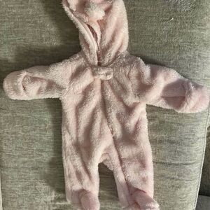 Carter's Soft Pink Fleece Footie